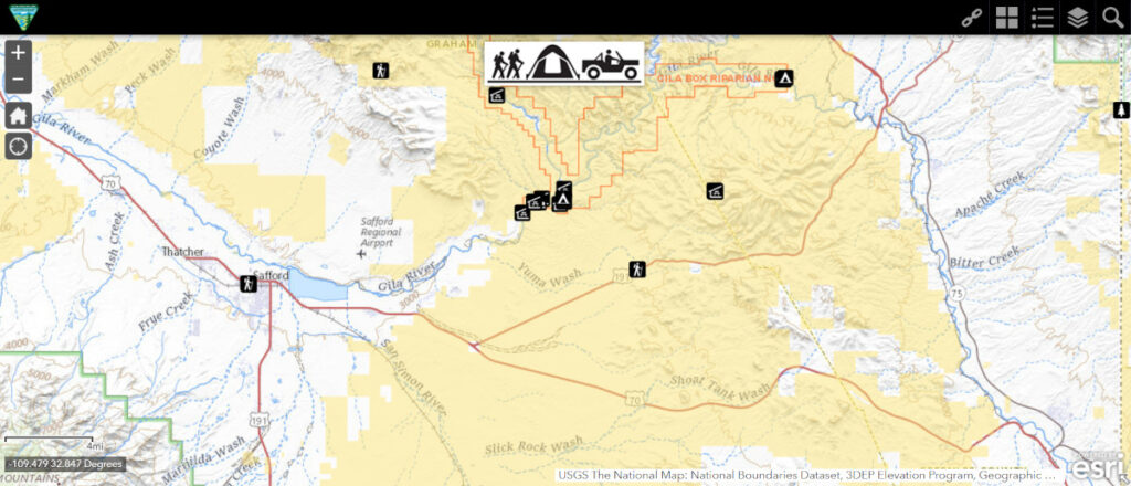 BLM-Official Map - Safford