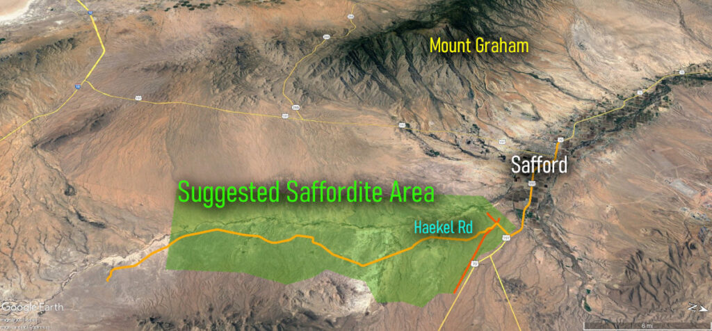 Saffordite Hunting area