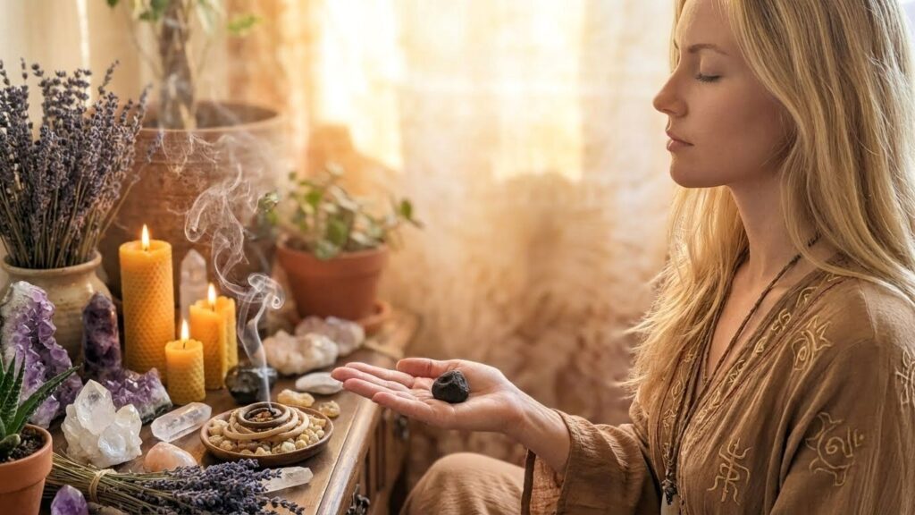 Meditation with 1 Saffordite
