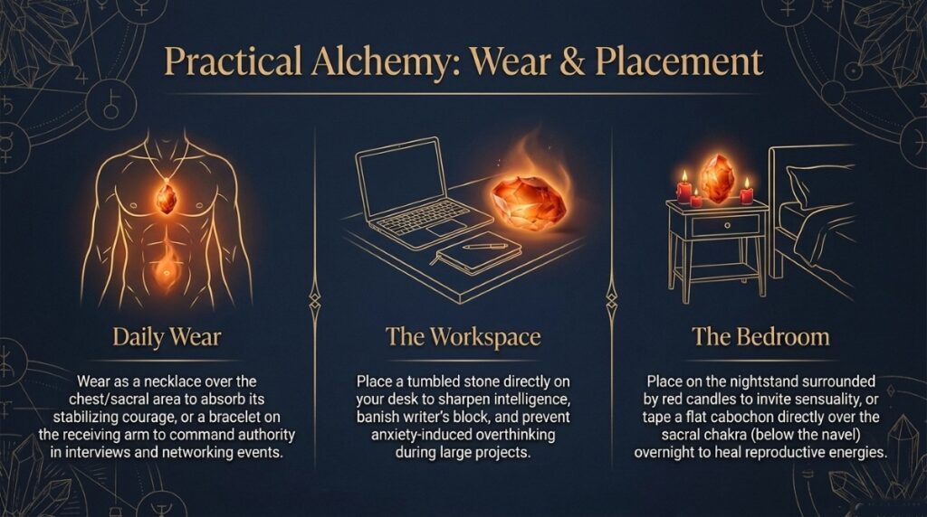 Carnelian_Alchemist’s_Fire_- Wear and Placement
