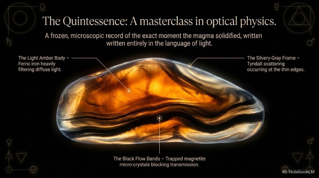 Illuminating Saffordite to show its colors